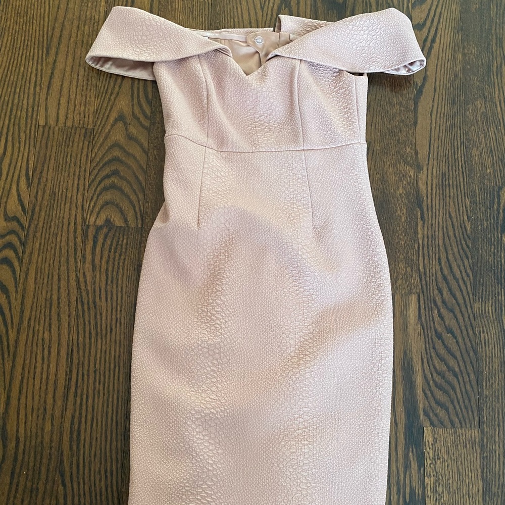 Bardot pink midi dress XS